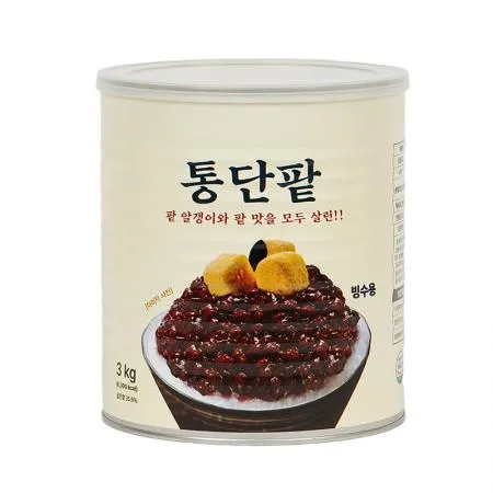 지피코 빙수팥(온라인전용 통단팥 빙수용 3Kg/EA)
