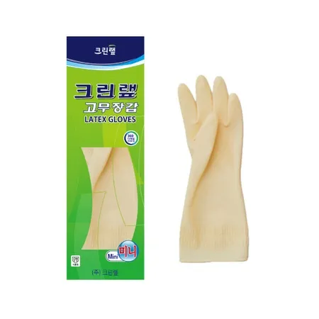 크린랲 고무장갑(아이보리_미니_30*7.4cm EA)