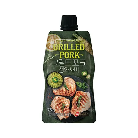 주비푸드 그릴드비프생와사비(75g/EA)