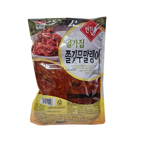 일미농수산 쫄깃무말랭이(압착무57% 1Kg/EA) 업소용 반찬 이미지