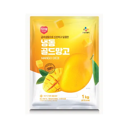 이츠웰 냉동골드망고(다이스_20mm 1Kg/EA)