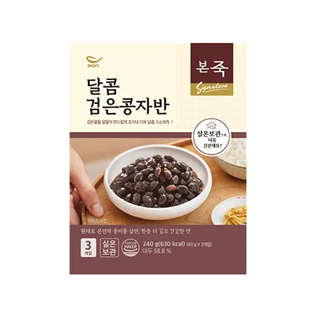 본죽 달콤검은콩자반(80g/EA)