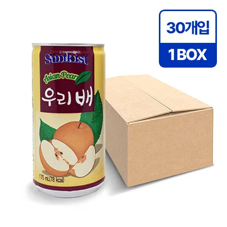 썬키스트 배주스(캔_175ml*30입 5.25Kg/BOX)