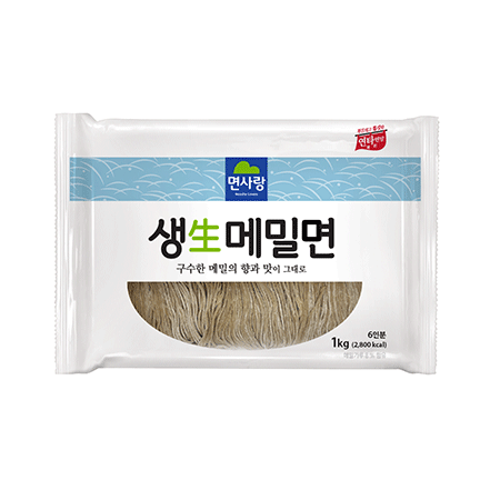 면사랑 생메밀면(어두운면_실온보관_167g*6입_5인분 1Kg/EA)