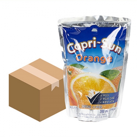 농심 카프리썬(200ml_오렌지 200g/EA)x10