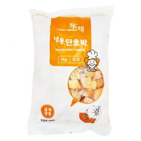 농우 냉동 단호박(다이스_탈피 죽용 1Kg/EA)/베트남산 [원산지: 상세설명참조]