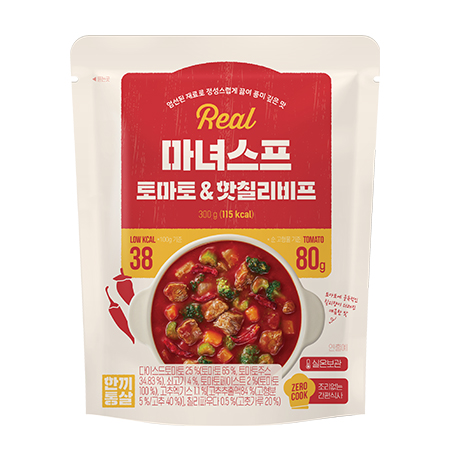 한끼통살 마녀스프(토마토&핫칠리비프 300g/EA)