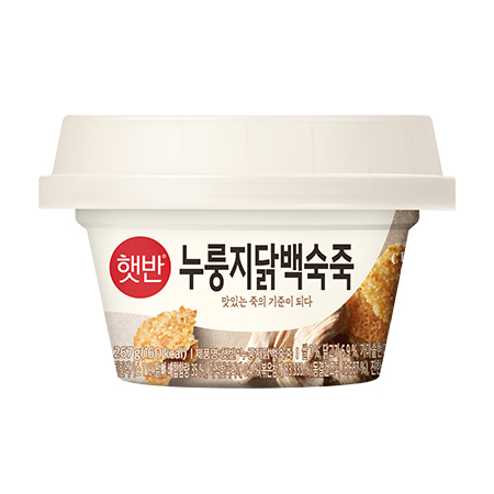 햇반 누룽지닭백숙죽(267g/EA) 누룽지백숙 닭죽