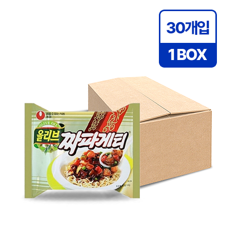 농심 올리브짜파게티(봉지 140g*30EA/BOX)