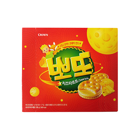 크라운제과 뽀또(치즈타르트 161g/EA)