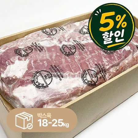 [5%쿠폰] 오로라 돈삼겹 (브라질산 원물, 25Kg/BOX)
