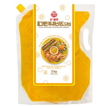 오쉐프 홀그레인허니머스타드드레싱(2Kg/EA)