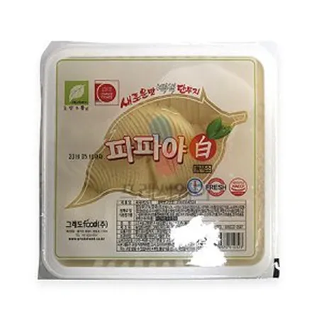 파파야 단무지(백색_반달_얇은것 2.5Kg/EA)  업소용 반찬