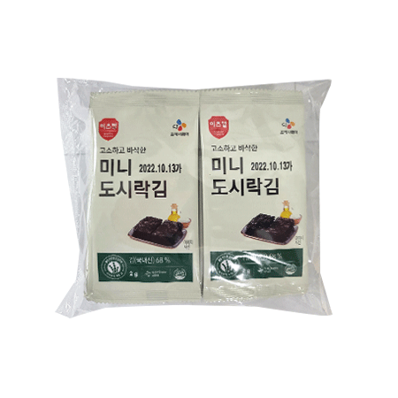 이츠웰 도시락김(new_트레이없음_12절6매_20봉입 40g/EA)