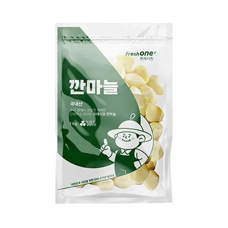 ★매일시장특가★ 프레시원 깐마늘(대 1Kg/EA) 마늘 초특가 매일시장특가 이미지