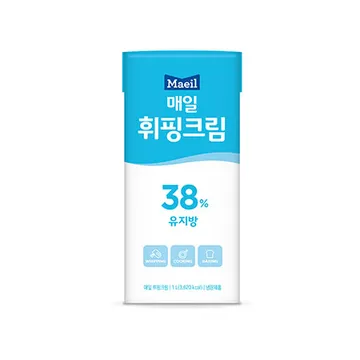 매일유업 휘핑크림(1L_동물성 1Kg/EA) 생크림