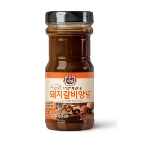 백설 돼지갈비양념(사과배_12입 840g/EA)