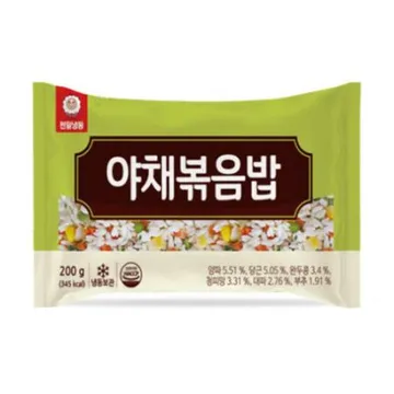 천일식품 야채볶음밥(200g/EA) 볶음밥 천일 [원산지: 상세설명참조]