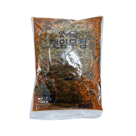 일미농수산 깻잎무침(조미깻잎70% 1Kg/EA) 업소용 반찬