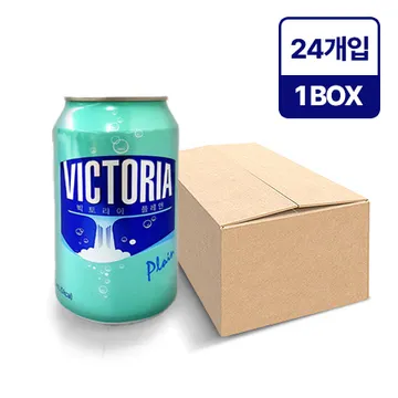 빅토리아 탄산수(캔_350ml_플레인 350ml*24EA/BOX)