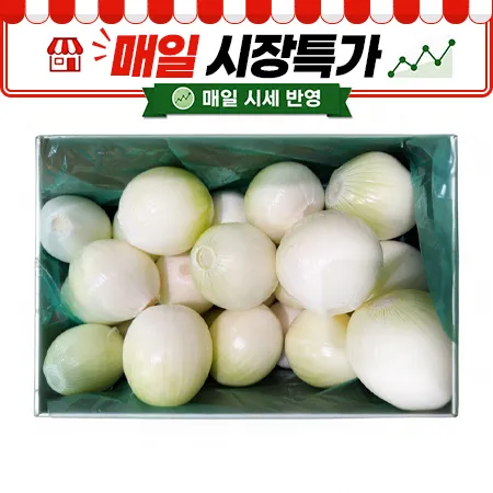 ★매일시장특가★ 깐양파10Kg/BOX 중국산