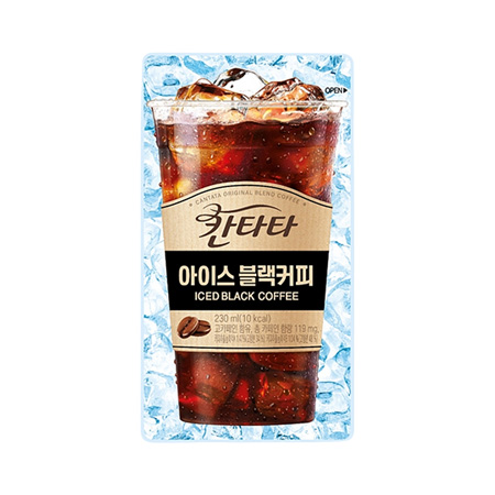 롯데칠성 칸타타아이스블랙(230ml*10ea 2.3Kg/BOX)