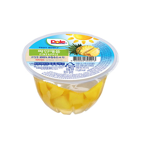 DOLE 후룻컵(파인애플_스푼없음 113g/EA)