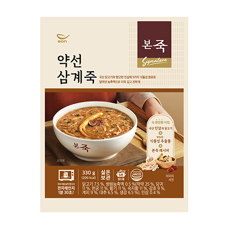본죽 약선삼계죽(330g/EA)
