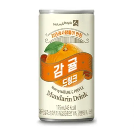 자연과사람들 감귤드링크(캔_175ml*30입 5.25Kg/BOX) 이미지