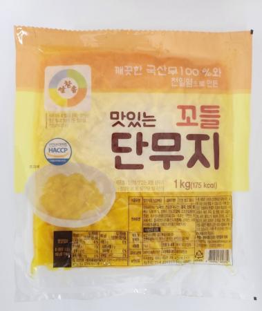 알찬솝 단무지(꼬들_압착 1Kg/EA)