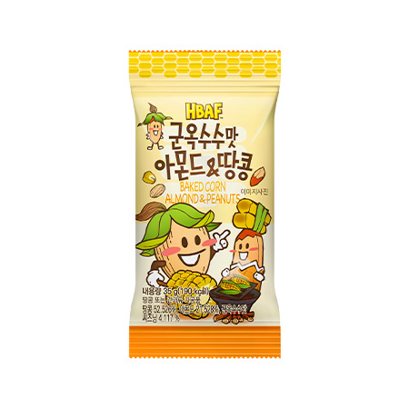 HBAF 군옥수수맛아몬드&땅콩(35g/EA)