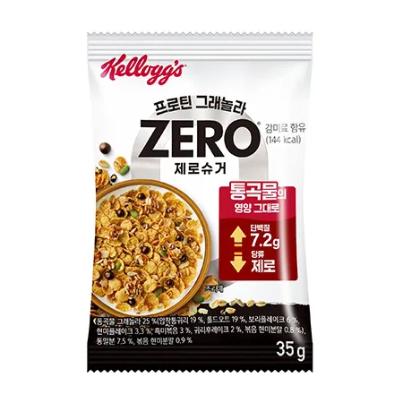켈로그 프로틴그래놀라(제로슈거_샤셋팩 35g/EA)