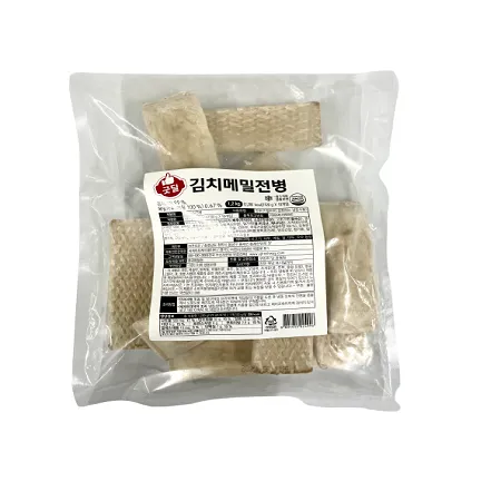 굿딜 김치메밀전병(120g*10입 1.2Kg/EA) [원산지: 상세설명참조]