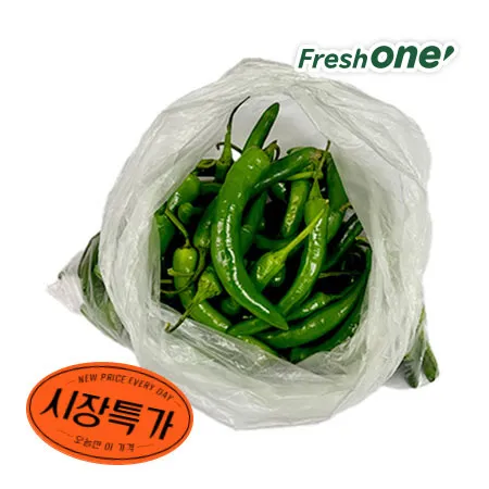 ★매일시장특가★ 프레시원 풋고추(상 1Kg/EA) 녹광 롱그린
