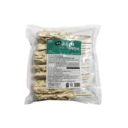 가토코 오징어야채핫바(130g*10개입 1.3Kg/EA)