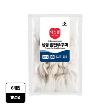 이츠웰 절단쭈꾸미(M 500g/EA)/베트남산