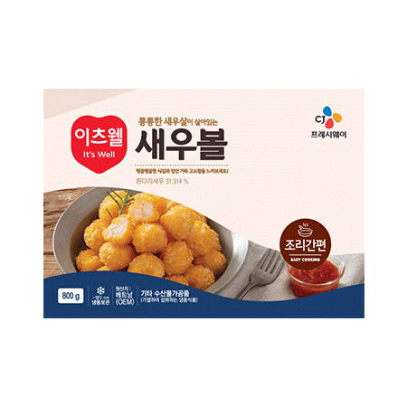 이츠웰 새우볼(17g*47개입 800g/EA)