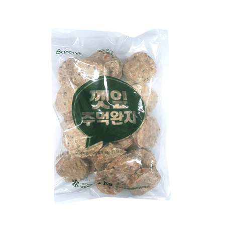 바론잇 깻잎주먹완자(40g*25±2개입 1Kg/EA)