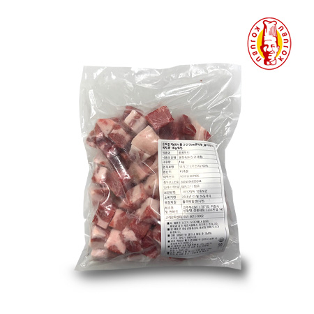 ♥정육특가♥ 돈목전지(2*2*2cm 1kg/EA) 큐빅 폭립용