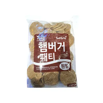 새아침 햄버거패티(NEW_50g*50입 2.5Kg/EA)