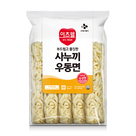 이츠웰 사누끼우동면(리뉴얼_250g*5입 1.25Kg/EA)