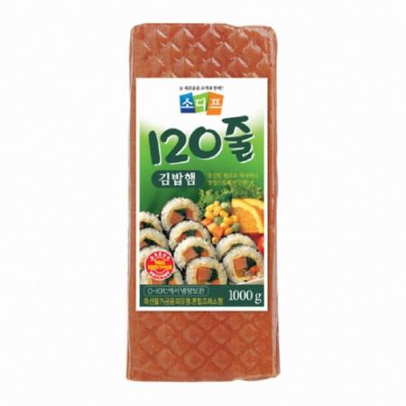 소디프 햄(120줄 김밥용 1Kg/EA)