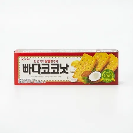 롯데제과 빠다코코넛(100g/EA)