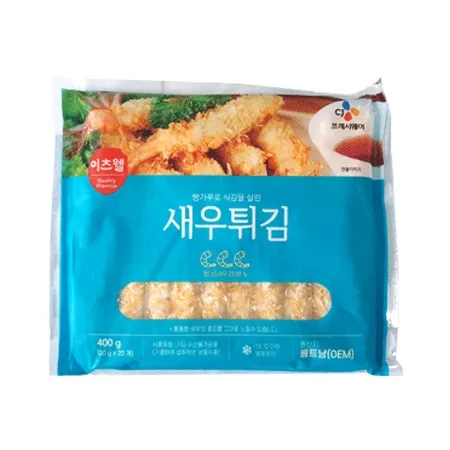 이츠웰 빵가루새우튀김(20g*20미 400g/EA)