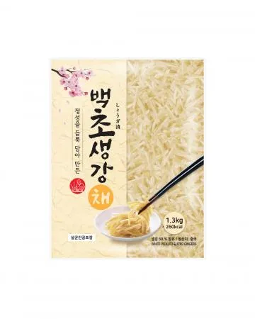 이엔푸드 초생강채(백색 1.3Kg/EA)