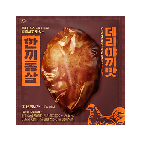 한끼통살 닭가슴살(데리야끼맛 100g/EA)