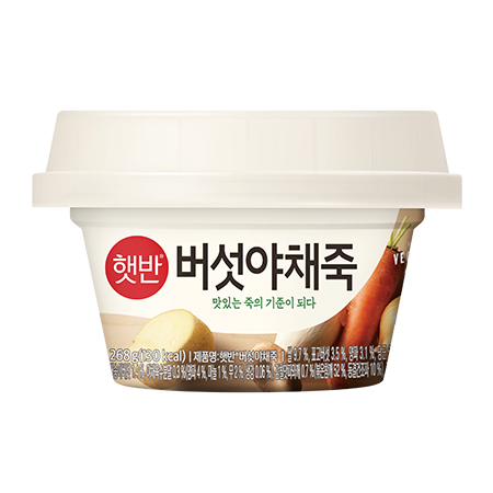 햇반 버섯야채죽(268g/EA)