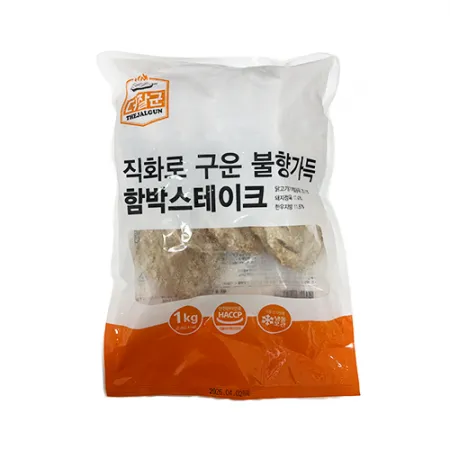 더잘군 불향가득닭가슴살함박스테이크(직화로구운불향가득_100g*10입 1Kg/EA)