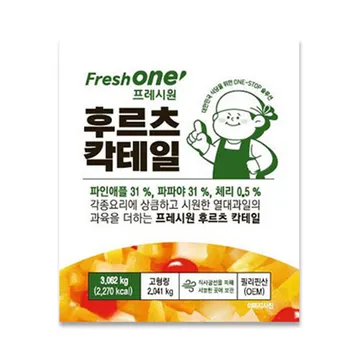 프레시원 후르츠칵테일(3.062Kg/EA)