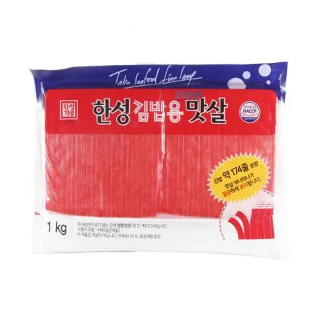 한성 맛살(5.8g*174개입 김밥용 1Kg/EA)